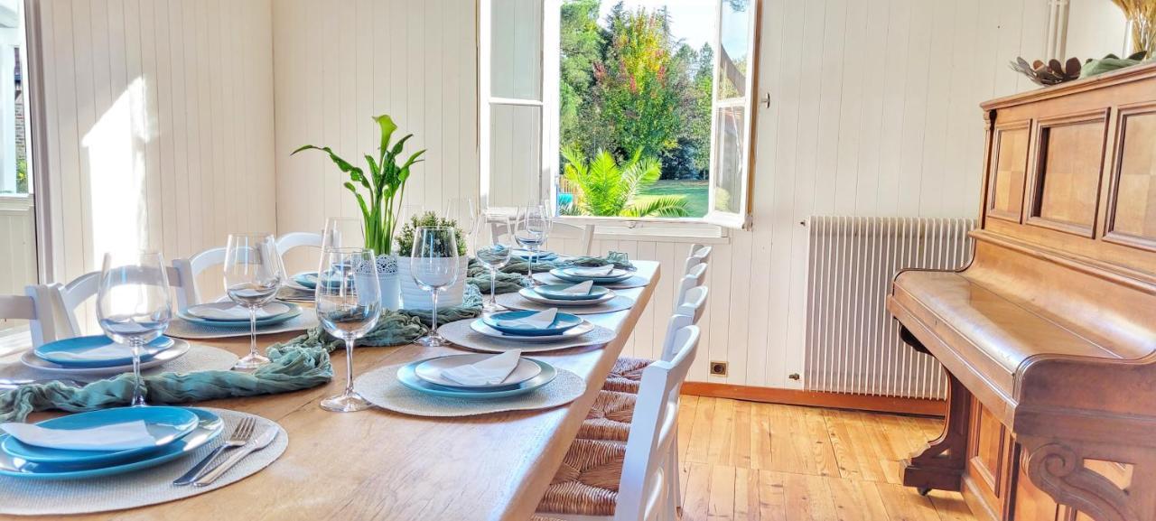 Charmante Maison Dans Les Landes X 10 Avec Piscine Et Salle D Escalade Lue Екстериор снимка