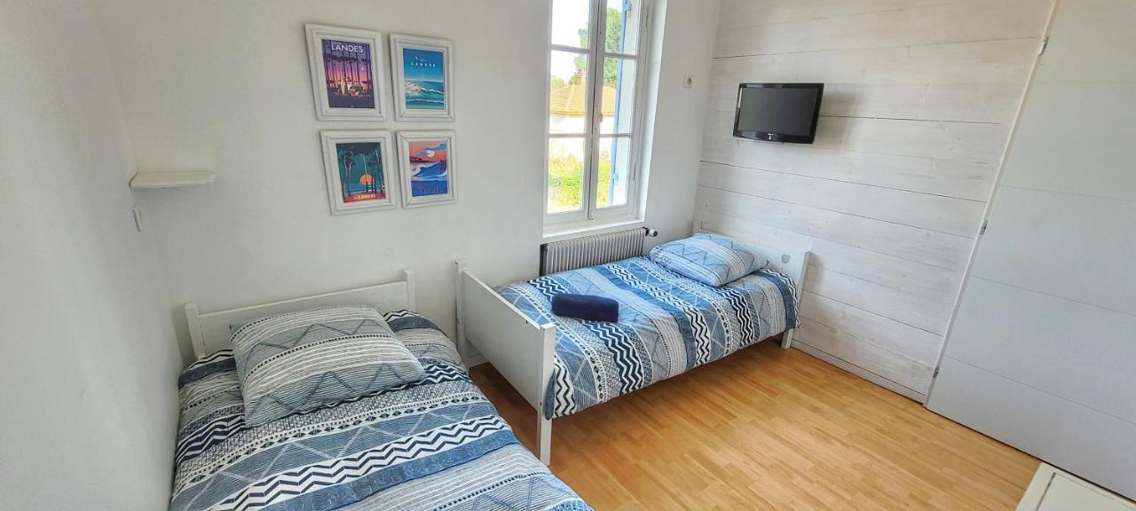 Charmante Maison Dans Les Landes X 10 Avec Piscine Et Salle D Escalade Lue Екстериор снимка