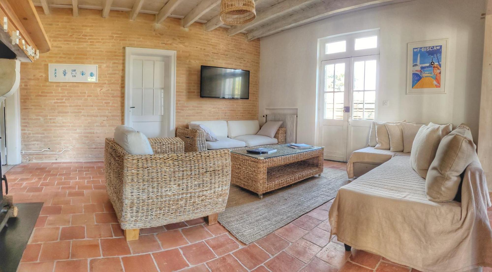 Charmante Maison Dans Les Landes X 10 Avec Piscine Et Salle D Escalade Lue Екстериор снимка