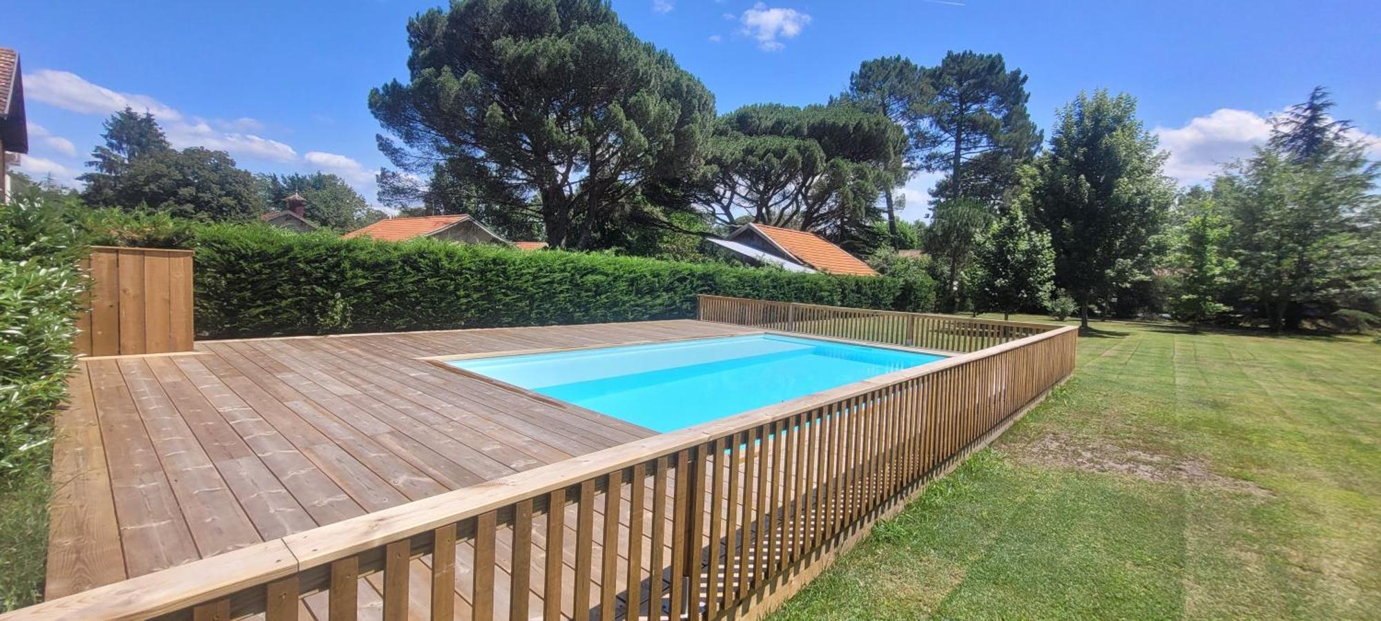 Charmante Maison Dans Les Landes X 10 Avec Piscine Et Salle D Escalade Lue Екстериор снимка
