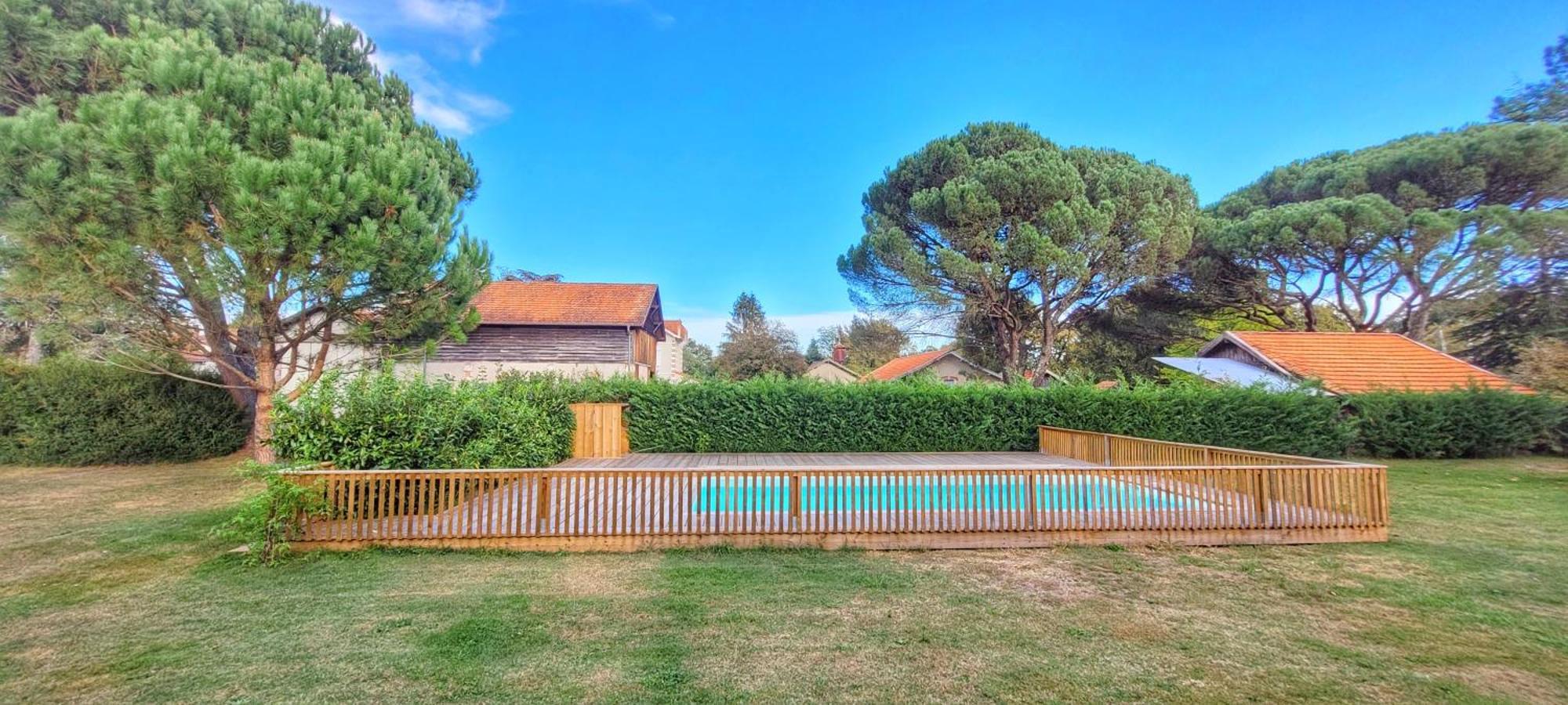 Charmante Maison Dans Les Landes X 10 Avec Piscine Et Salle D Escalade Lue Екстериор снимка